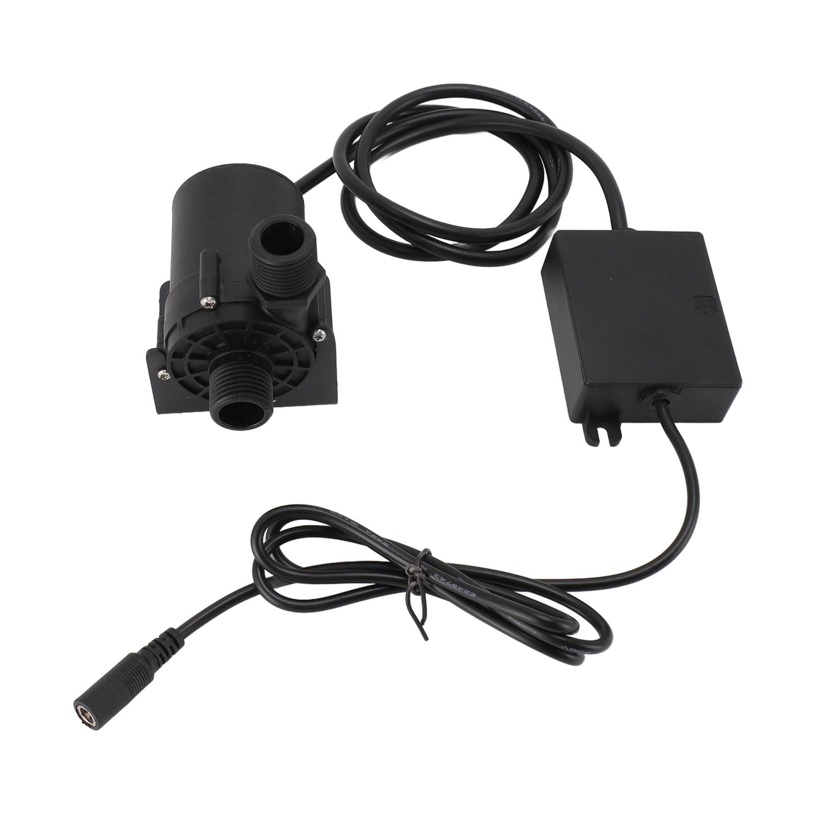 

12V DC Brushless Water Pump High Temperature Resistant G12 Thread 16.4ft Pump Head Brushless
