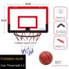 Foldable Mini Basketball Hoop for Kids Safety Portable Basketball Hoop Toys  Adults