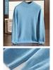 Men's Thickened Cashmere Half-High Neck Sweater - Loose Fit, Warm Knit Pullover