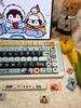 Pingu Keycaps DIY Cute Cartoon Girl for Mechanical Keyboards (87/98/108 Keys)