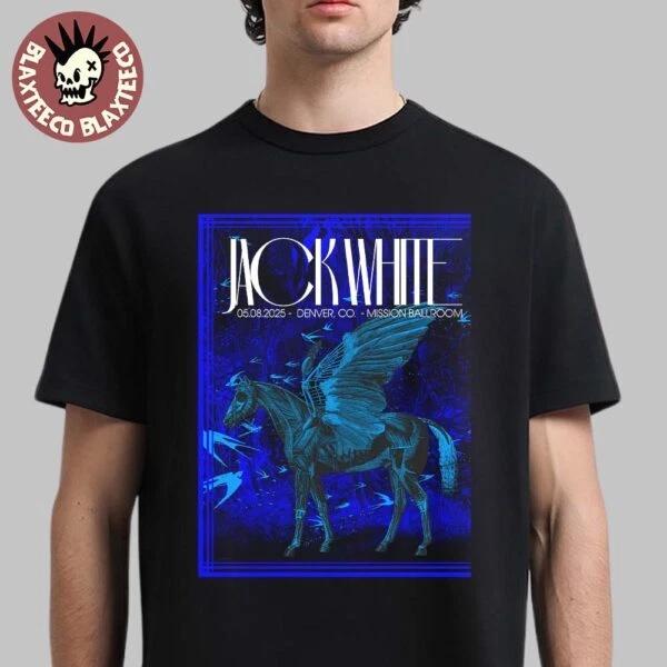 Jack White Denver Colorado 2025 Poster At Mission Ballroom On May 8 2025 Skeleto S