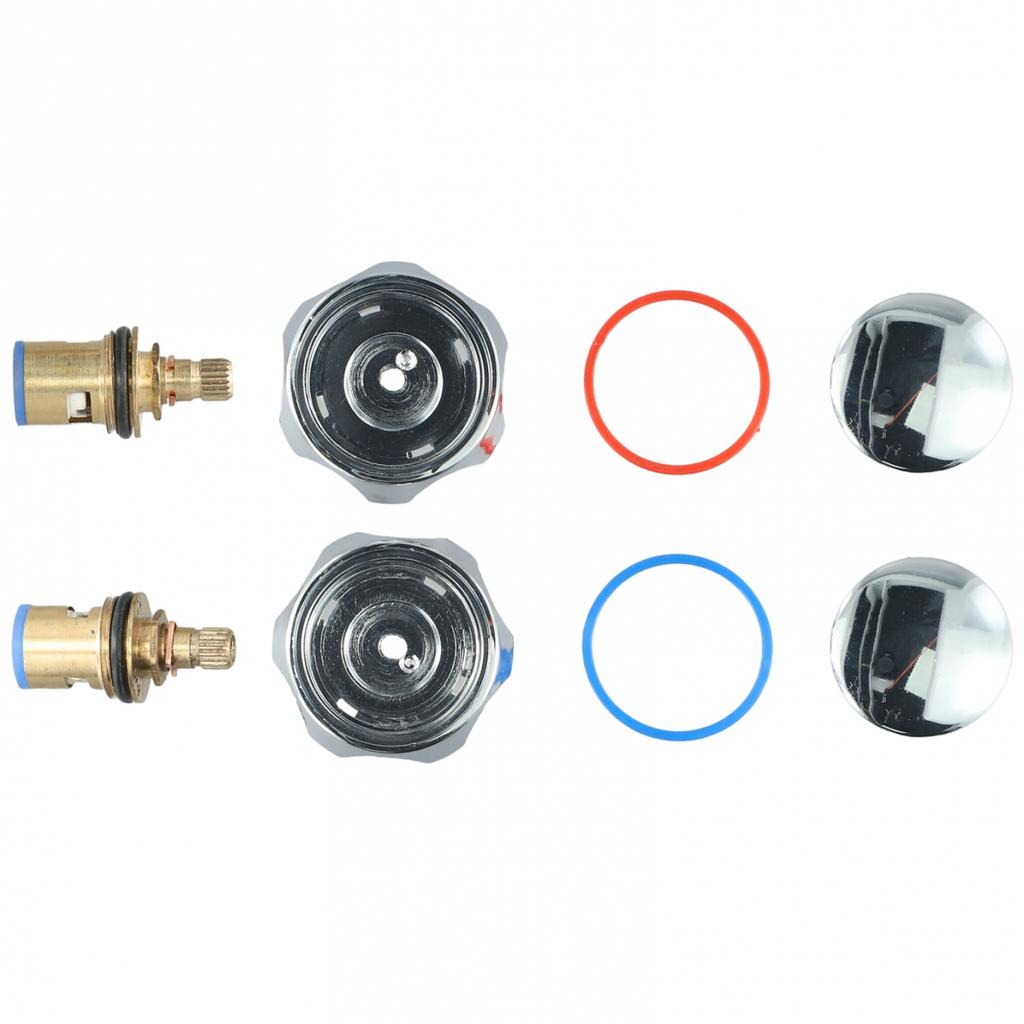 2pcs Copper Valve Faucet Handle Handwheel Replacement Handwheel New