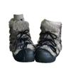 Fur Platform Women Ankle Boots Flats Warm Fashion Shoes Woman 2025 Trend Winter Designer New Brand Walking Cozy Punk Femme Botas