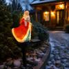 Weather Resistant Garden Night Lights Christmas Solar Stake Lights, Santa Claus Figurine Lamp, Waterproof Outdoor Holiday Lighting for Landscape Light