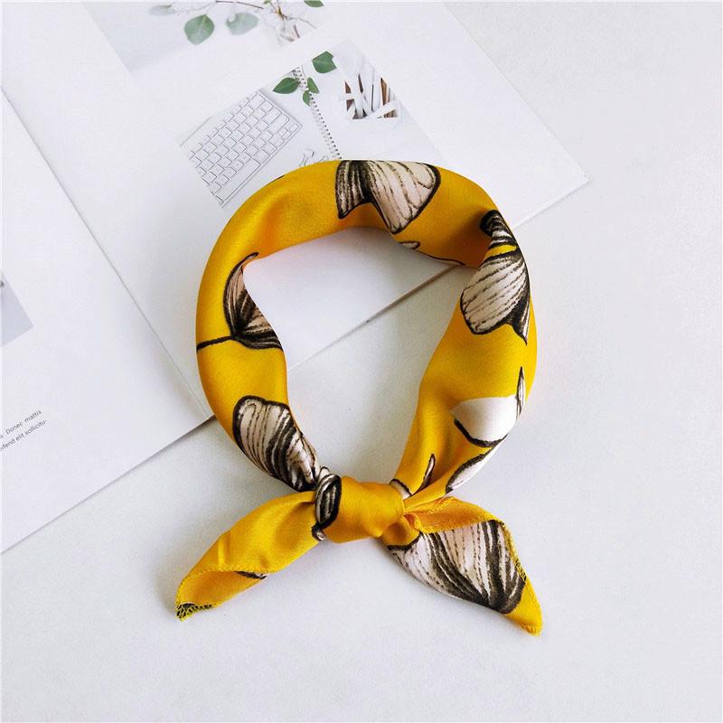 50 New Women's Korean Silk Neckerchiefs - Versatile Small Square Scarves for Spring, Summer, Autumn