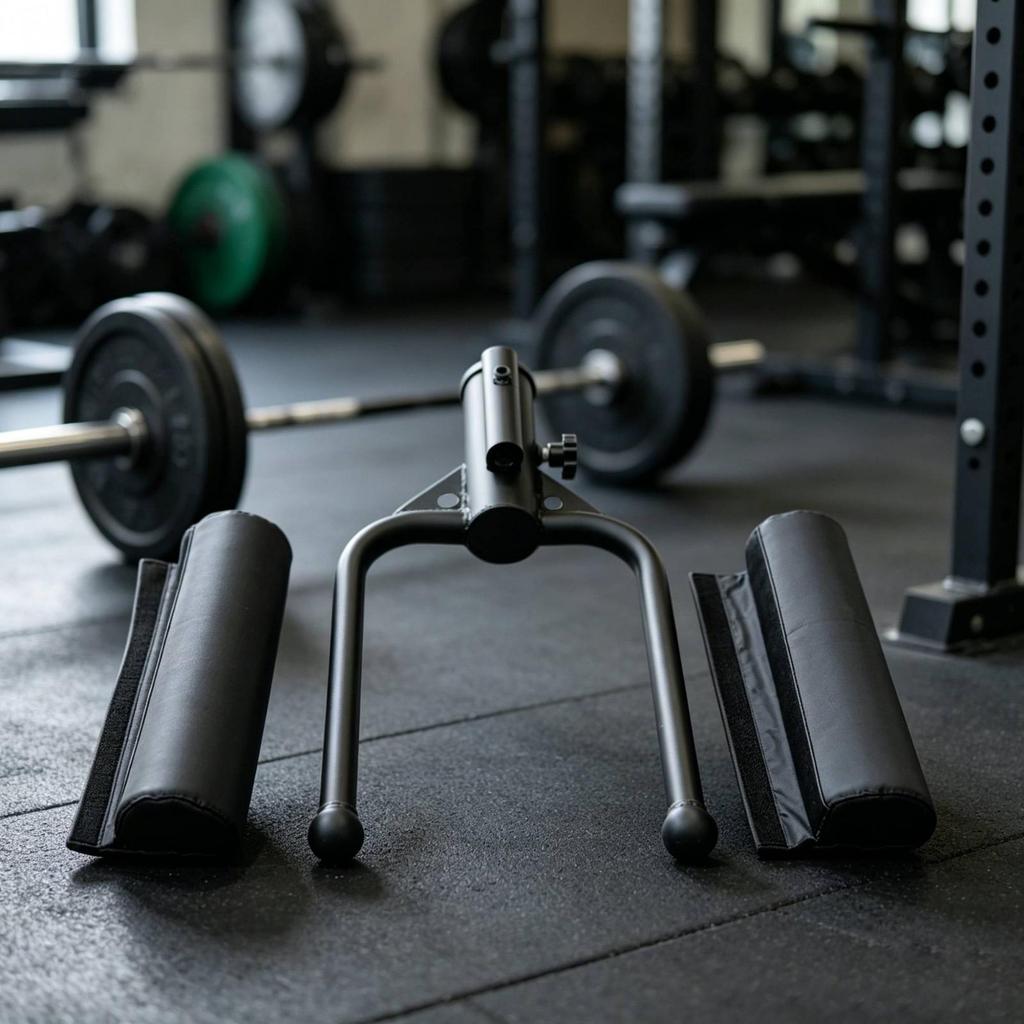 Double Grip Landmine Attachment Tightening Knob Strength Equipment 50 Mm Rods