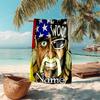 Personalized Customized Proof Beach Towel with Hulk Hogan Pattern - Soft, Absorbent,quick-drying,perfect Swimming,camping&bathing