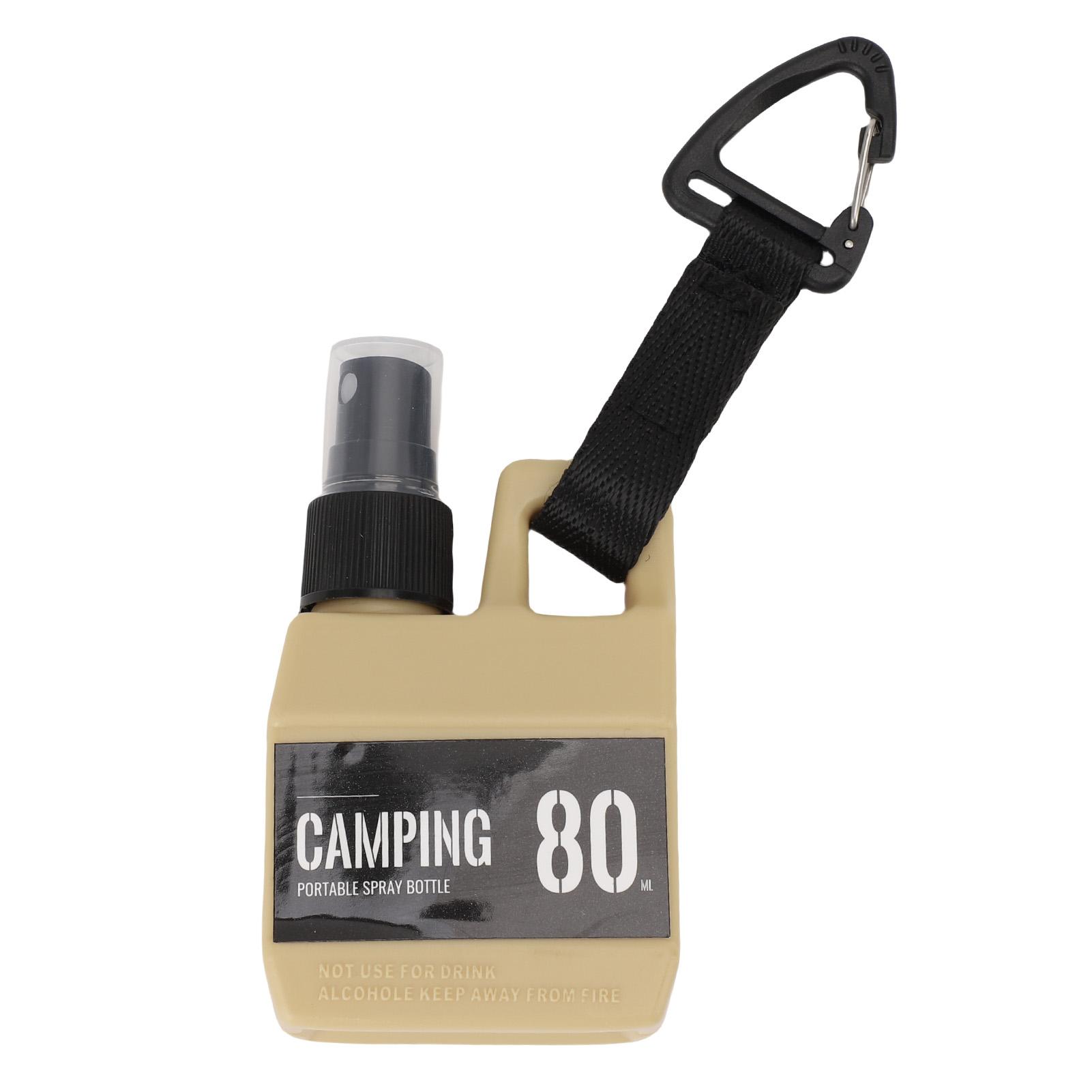 

Пластиковый пустой флакон-спрей 80 мл Мини многоразовый Кемпинг Портативный для путешествий на открытом воздухе Распыление с подвешиванием Khaki