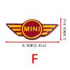 1Pcs Car Styling Steering Wheel Emblem Badge Stickers For MINI Cooper Countryman One S JCW R53 R55 R56 R50 R52 F56 F60 F54 F55 gzpxv22