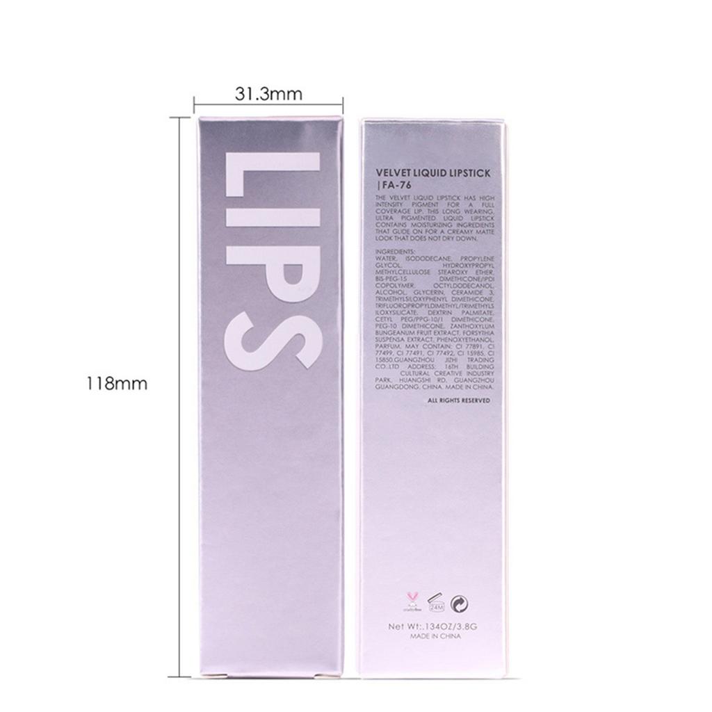 Women Lady Moisturizing Long Lasting Matte Lipstick Lip Gloss Makeup Cosmetics#7
