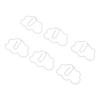 100 Pcs   Shaped Paper Clips Cute Fun Decorative Iron Bookmarks Planner Clips with Transparent Box for Study Work
