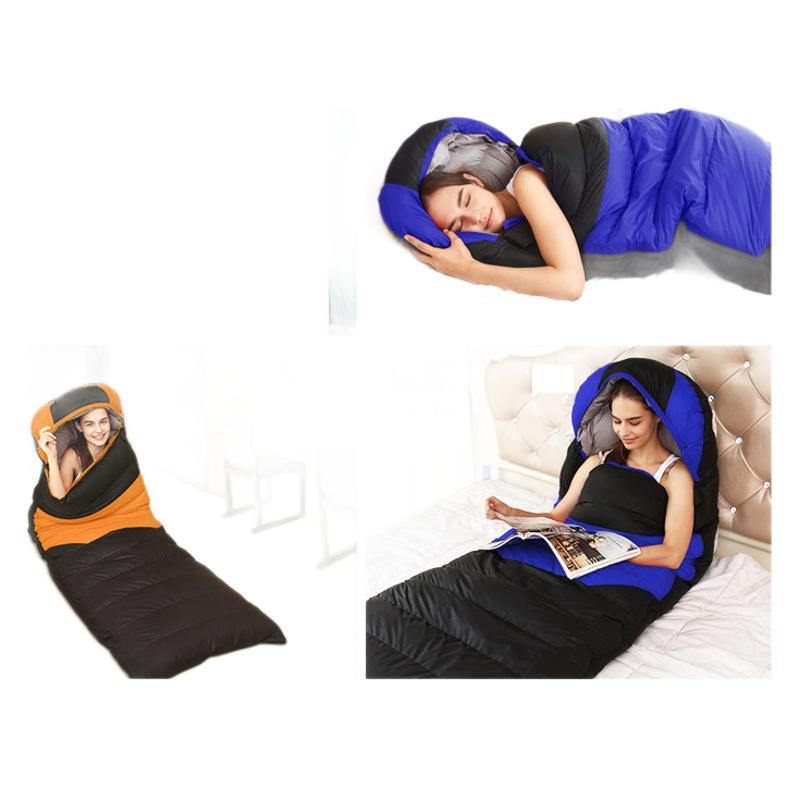 USB Heated Washable Sleeping Bag for Adults - Thickened, Warm, and Cold-Protective for Spring, Autumn, and Winter Camping.