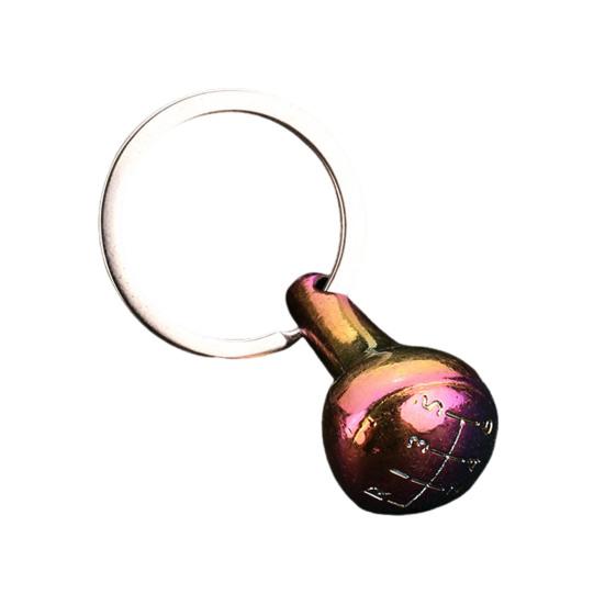 Keychain Pendant Car Gear Mini Ball Design Zinc Alloy Key Chain Electroplated Metal Key Ring Backpack Car Accessory