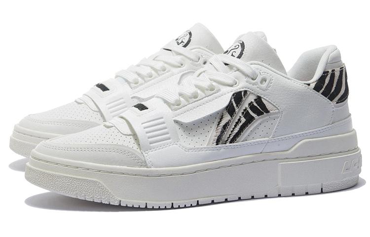 Li Ning Rookie Synthetic Leather, Split Suede Lace Up Slip Resistant, Abrasion Resistant, Lightweight Coverage Low Top ABCS003-4