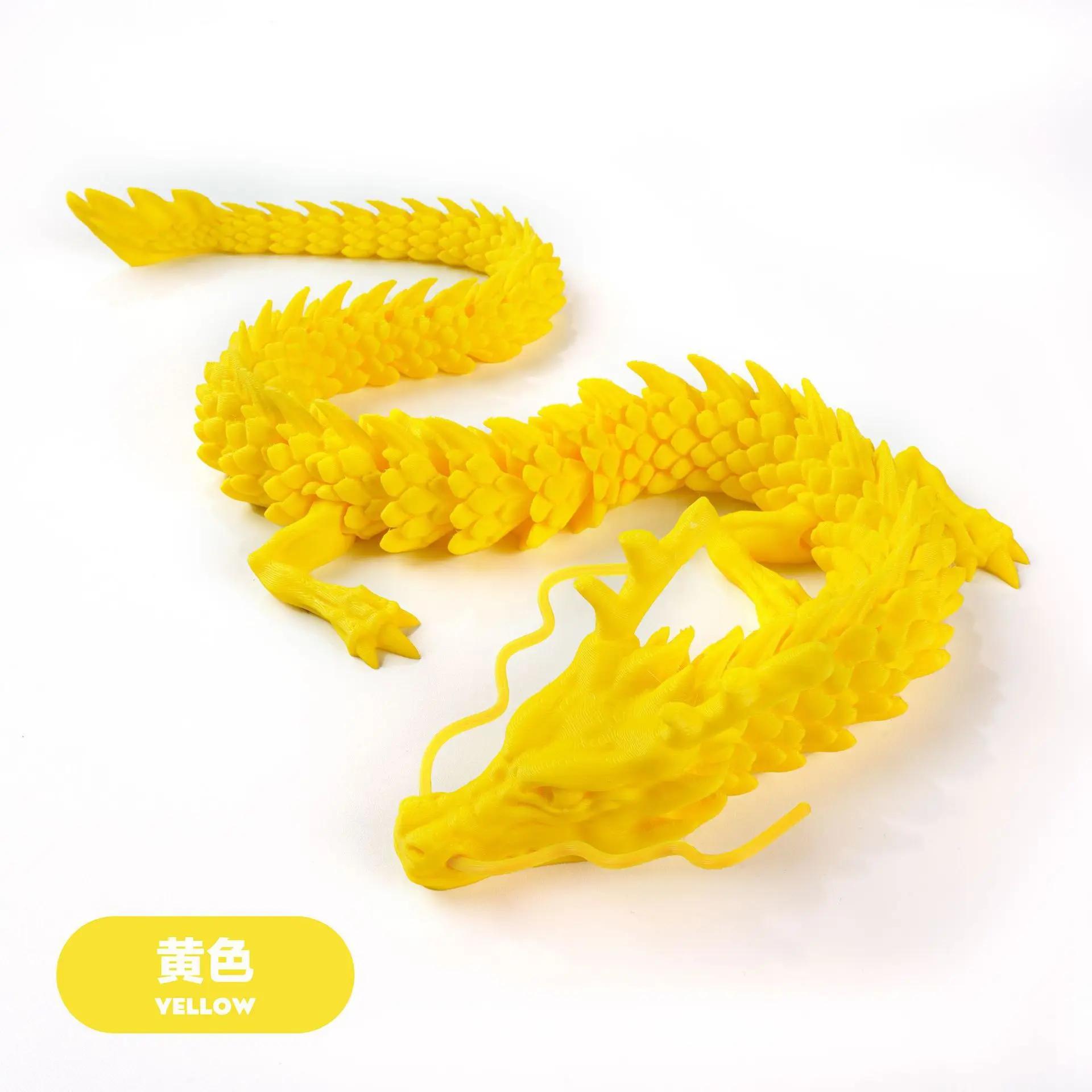 

30cm New 3D Printed Dragon Flying Dragon Rotatable Articulated Wing Dragons Home Ornaments 30CM