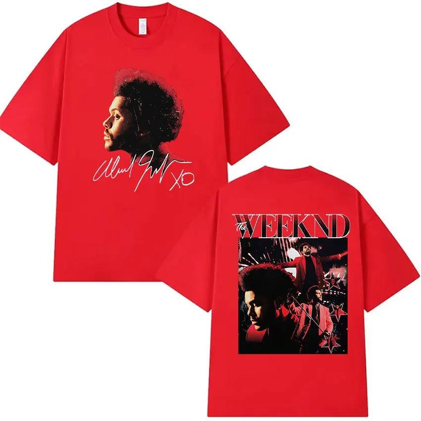 Rapper The Weeknd XO Album 2026 Graphic TShirt  Mens Gothic Vintage Oversized 100 Cotton Hip Hop Pop Music Apparel TShirt