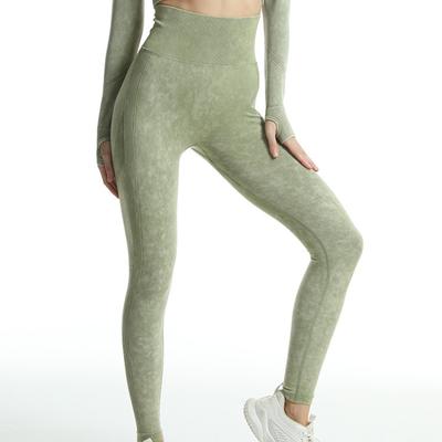 Fashion High Waist Fitness Yoga Leggings Pants for Women Running Sports Seamless Yoga Trousers Ladies Peach Hip Tight Slim Casual Woman Leggings 25603