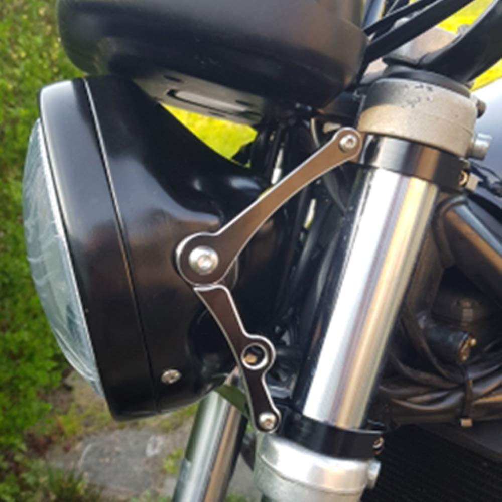 YUANYE Harley CB Motorcykel Strålkastarfäste Aluminium 41mm Cykelljusfästen