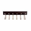 Wooden Coat Hook Rack Minimalist Hardware Long for Mudroom, Bedroom, Minimalists