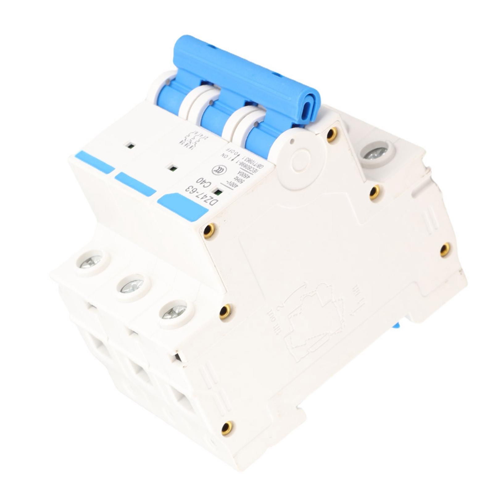 

3P Мініатюрний захисний автоматичний вимикач DZ4763 40A 400V