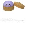 Cartoon Expression Bubble Dumpling Toy Stress Relief Steamed Bun Squeeze Fidget Toy Hand Relaxation Decompression Tool