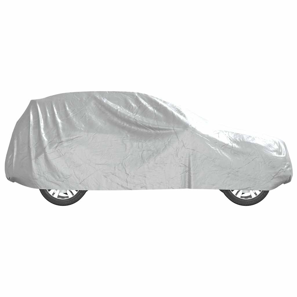 Vidaxl Pokrowiec Na Samochód Typu Suv, Z Paskami, Pełny, Srebrny, M