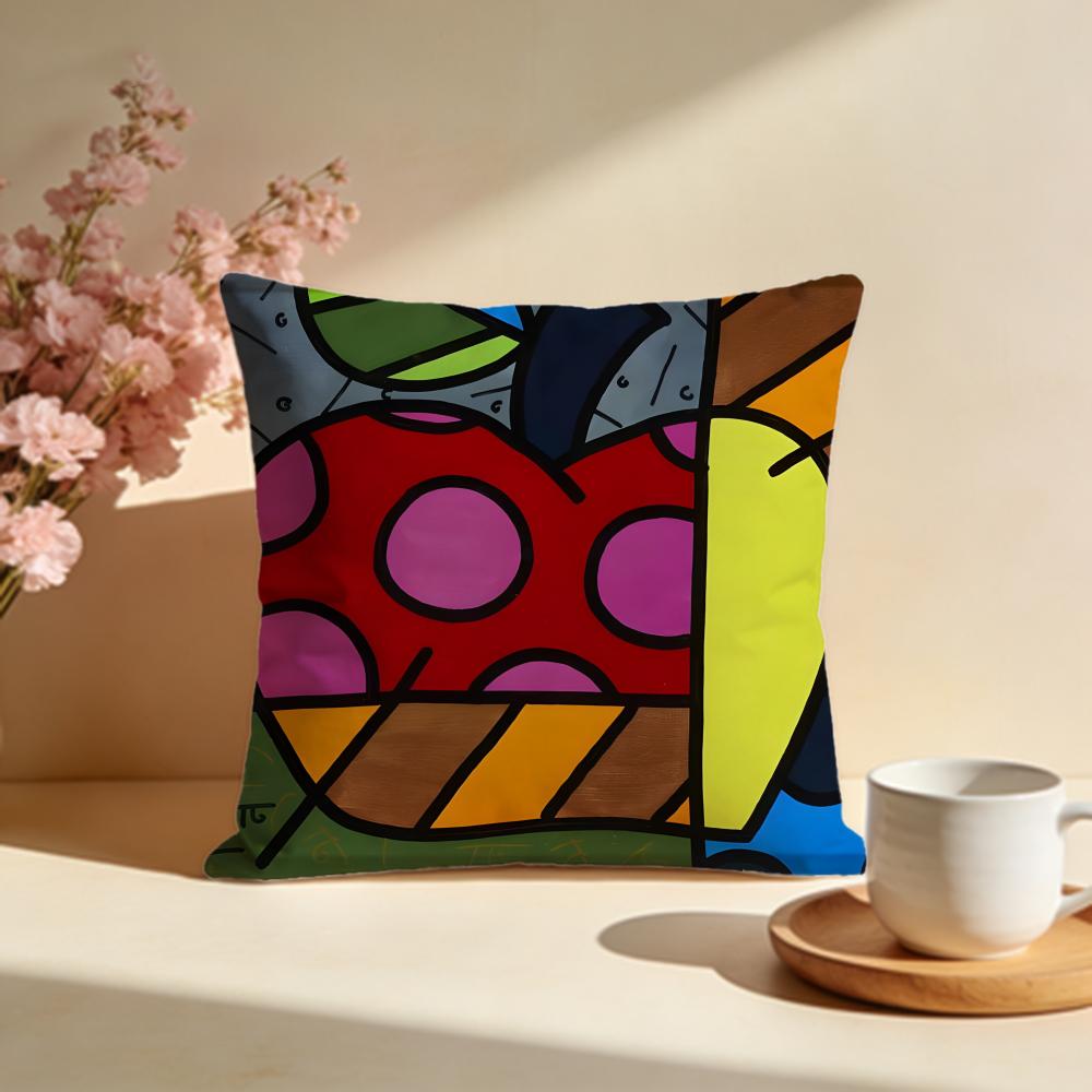 Popular BBrittoable Cushion Cover Stylish Washable Pillow Cover Ideal for Couch Bedroom Car Decoration