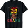 Ghana Flag Outfit for Woman Decor Souvenirs Ghanaian T-Shirt
