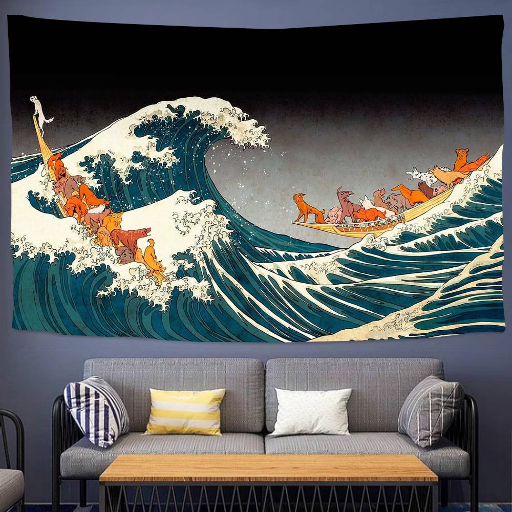 

great wave Kanagawa Photography Backdrops Photo Wallpaper Background Paper Props For Photo Studio Shoot Product 74x94cm(29x37in)
