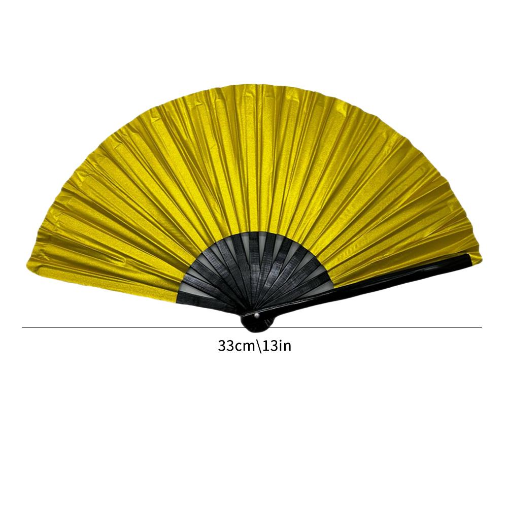 Laserfarben Hand Rave Fächer, Groß Holographisch Faltbar Deko Für Line Party Heim Fächer Party Disc D3C6