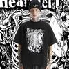 Oversized Loose Harajuku Aesthetic T-shirt Round Neck Men Graphic Clothes 2024 New Summer Hot Sale XXL Comfy Stretchy Tee