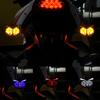 2PCS Owl Style Motorcycle Headlight Turn Signals Light Dual Color Motorcycle Driving Light Headlight Moto Front/Rear Light