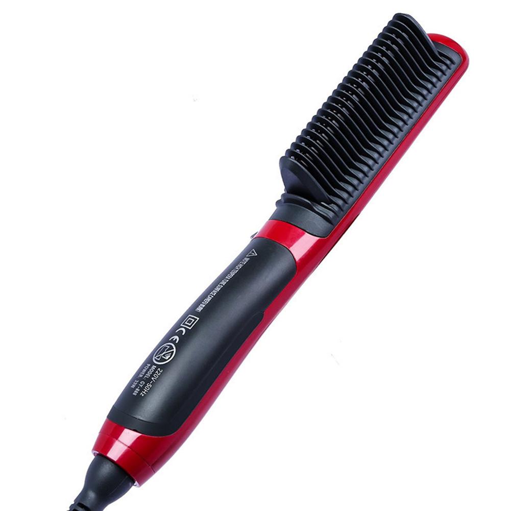 Buy Affiliation Straightener Ceramic Hot Comb Home Salon Hair Brush
