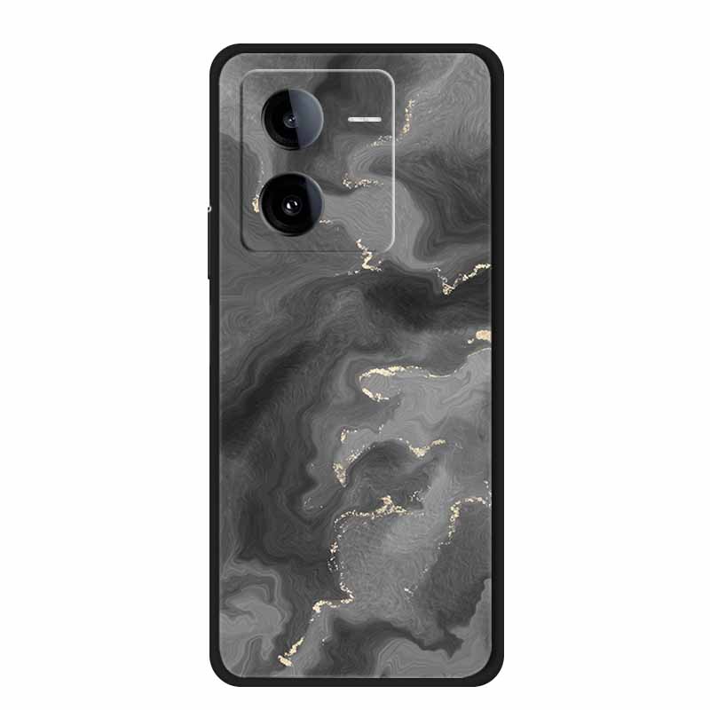 Phone Cover For Vivo iQOO Z8 5G Cases 6.64" Marble Soft TPU Silicone Para for Vivo iQOO Z8 V2314A 2023 Back Case Bumper Fundas