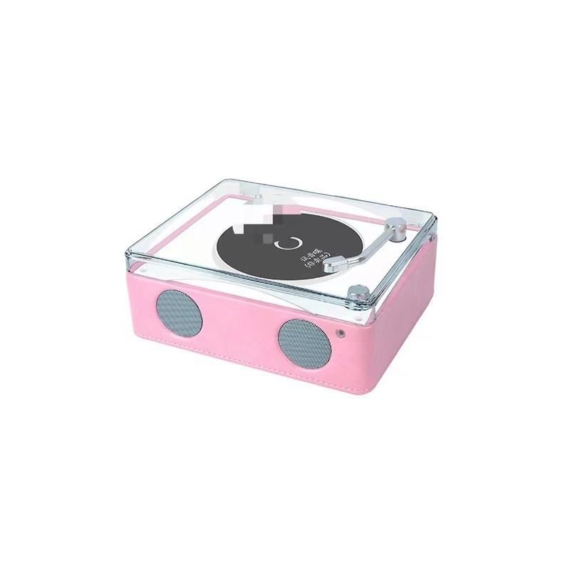 205*166*68mm All-in-one Multi Record Compatible Rechargeable Phonograph Portable High Fidelity Audio Quality Speaker Retro Multifunctional CD Player