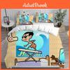 Mr Animated Bean 3d Series Bedding Sets Comforter Quilt Bed Cover Duvet Cover Pillow Case Sets Bedroom Home Textiles