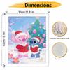 Disney Stitch Angel Christmas Oil Painting Hand Painting Coloring Painting Handmade Diy Home Decoration Gift