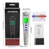 Portable pH TDS EC Temp Digital WaterQuality Tester Monitors Meter Test Pen