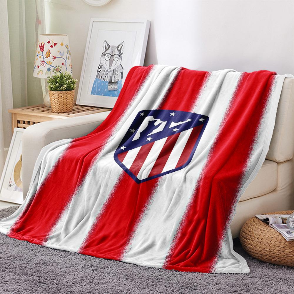Club Atletico de Madrid2 Flannel Blanket, High quality Comfortable for All Seasons, Home Decor, Warmth and Comfort