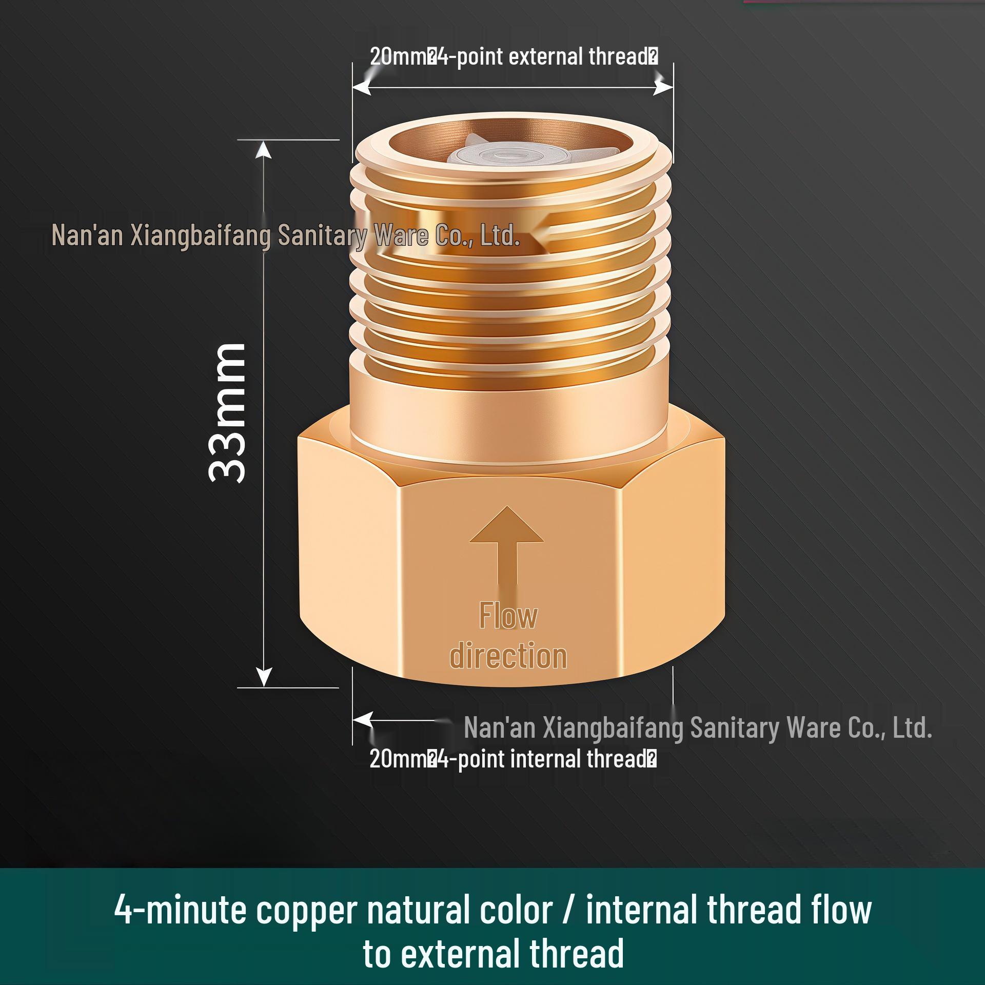 Toilet Anti-Backflow Check Valve for Water Pipes