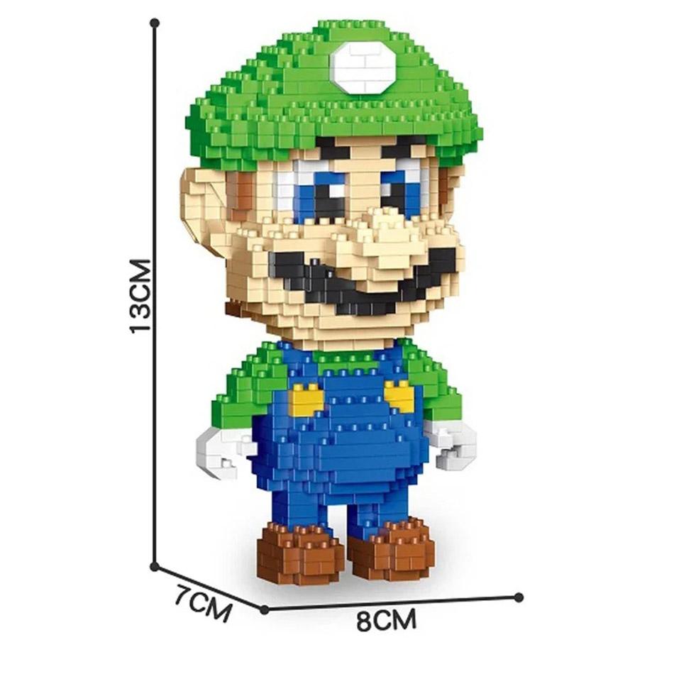 Anime Construction Block Models! 4 Styles Of Block Figures Small Particles & Easy Assembly Educational For Kids Ideal Present