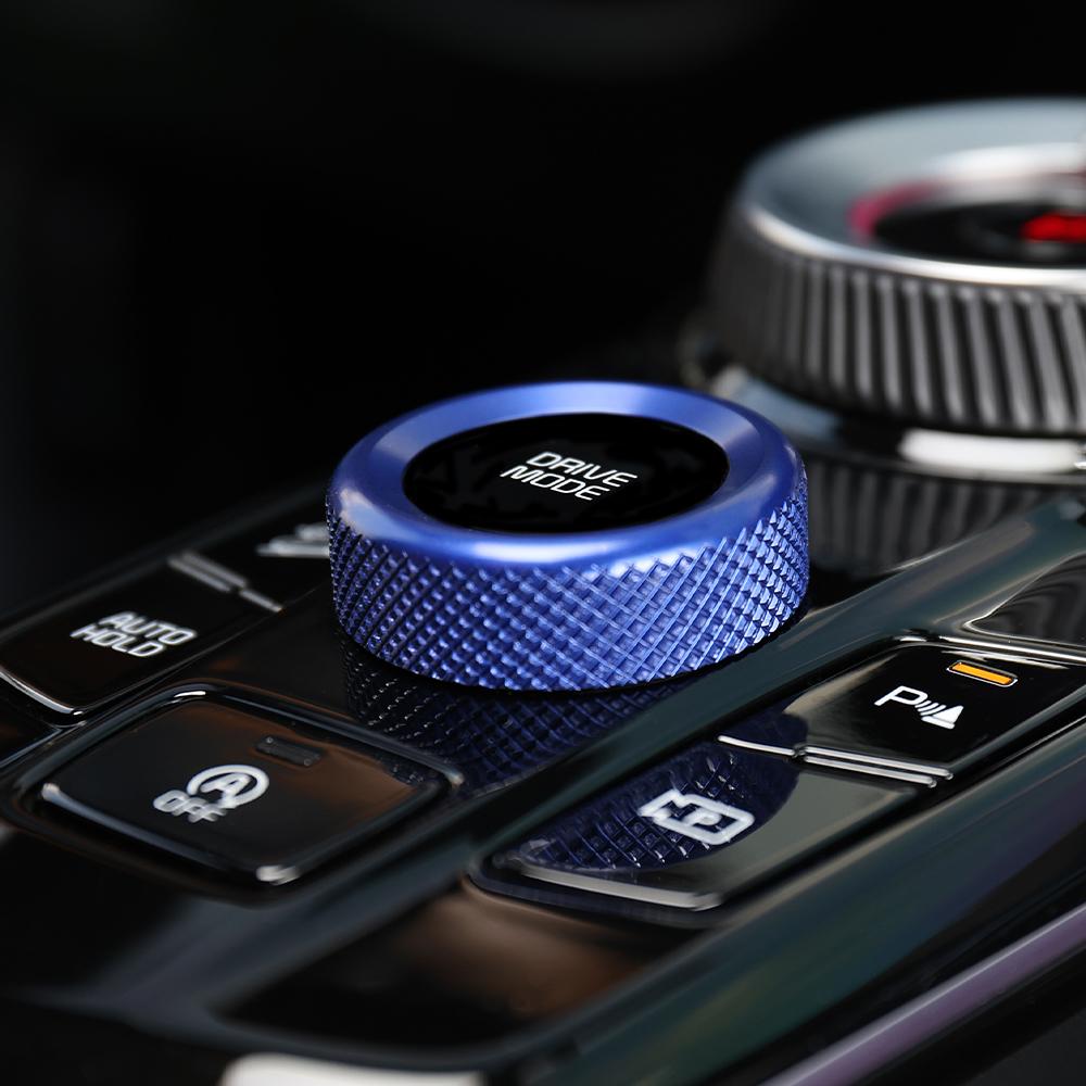 For Kia Sportage NQ5 2023-2025 Car Interior Aluminum Alloy Driving Mode Knob Cover Trim Auto Driving Mode Decoration Accessories