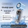 Portable Mini Silent Fan with Smart Display & USB Charging