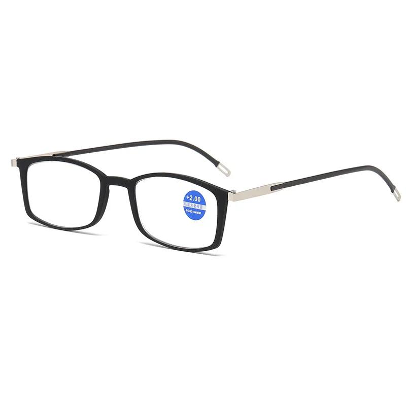 Anti Blu Ray Reading Glasses Ultra Thin Lightweight HD Lenses Portable Prescription Eyewear for Phone Users