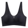 Women Seamless Wireless Comfortable Plus Size Backless Vest Style Sports Push Up Bra