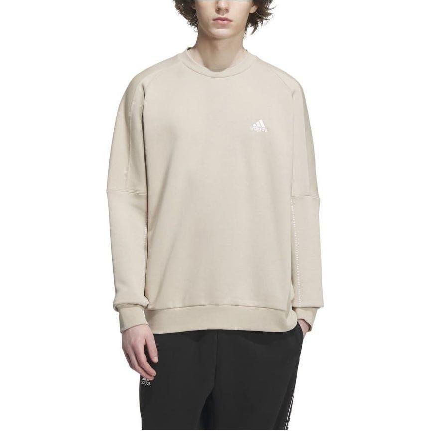 adidas Sweatshirts Unisex Beige Crew Neck Moderate Other IK7328