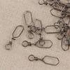 20 Pieces Fishing Reels Swivel Hook Snap Connector 2 # 4 6 8 10