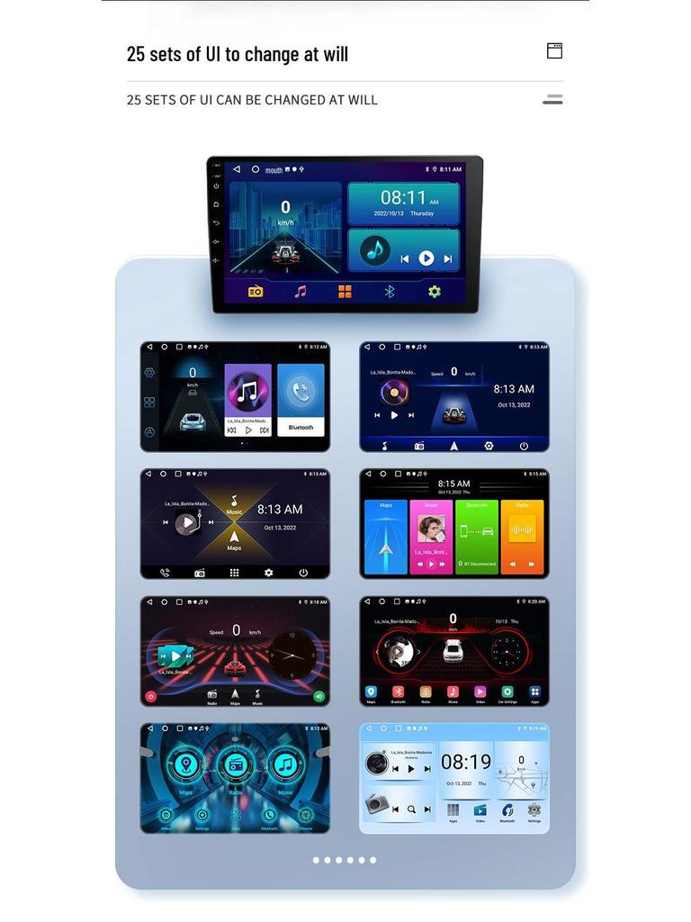 Android 7/9/10" DVD Navigation MTK6580 with Wireless CarPlay & 32G Reversing All-in-One System