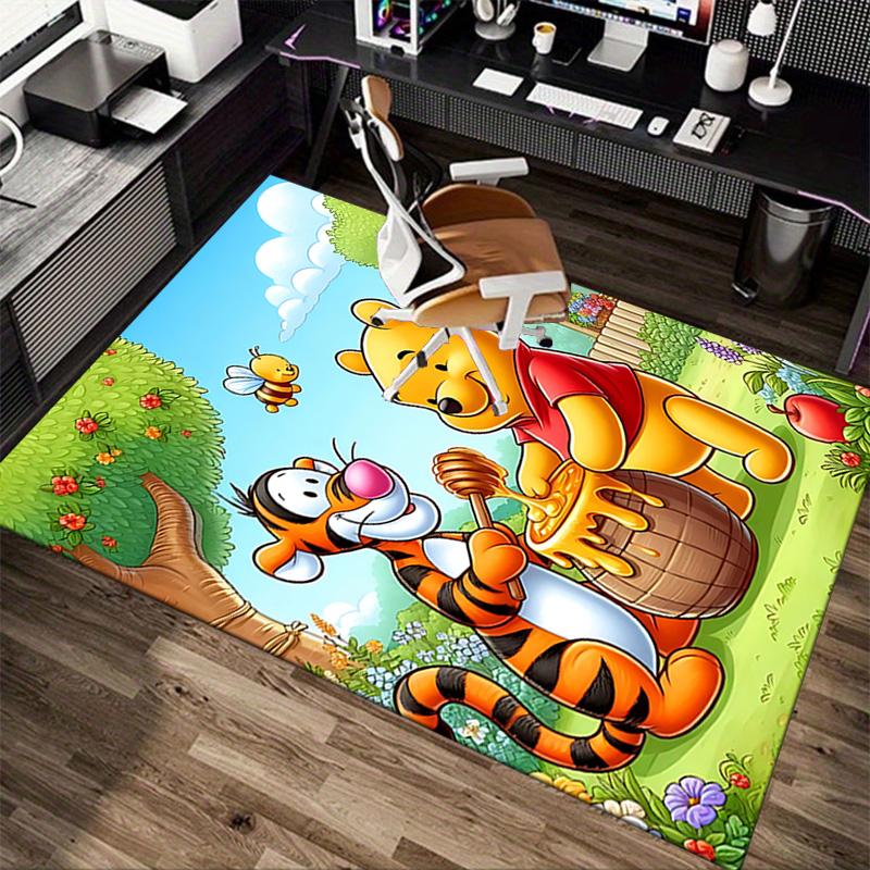Pooh Tiger Share Honey Carpet For Playroom Bedroom Living Room Sofa Home Decorkids Game Area Rug Nonslip Floor Mat