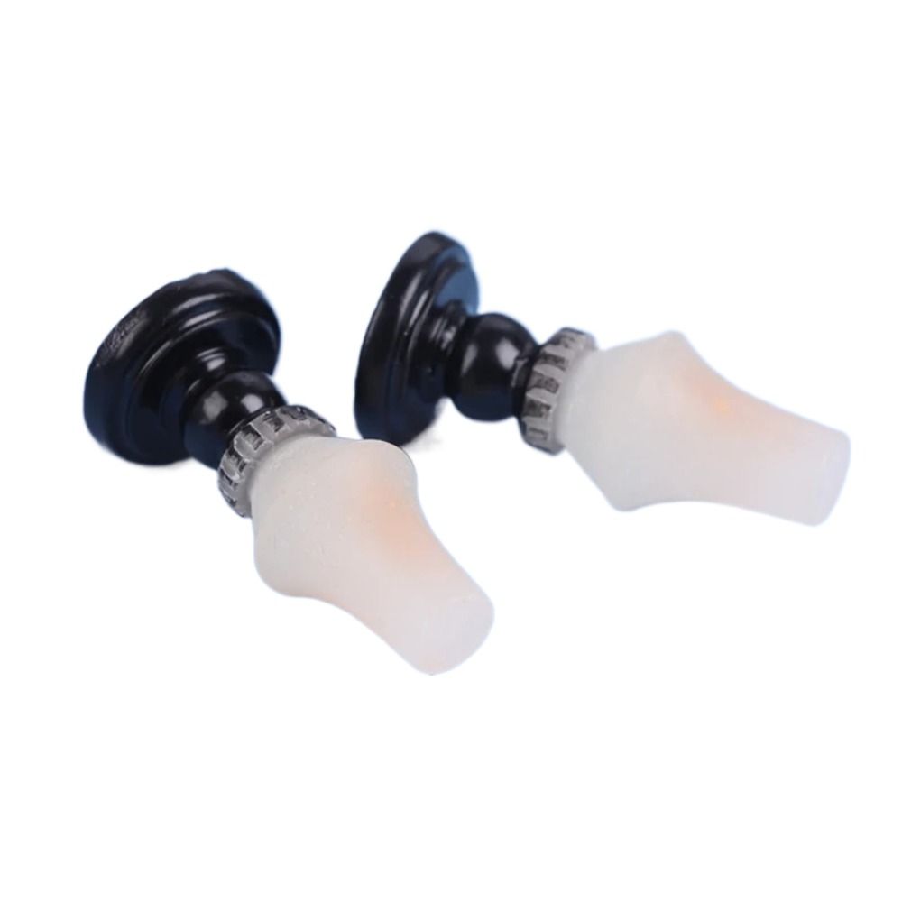 1Pcs 1:12 Scale Dollhouse Mini Candelabra Miniature Candlesticks House Accessories Candlesticks Furniture Furniture Mini